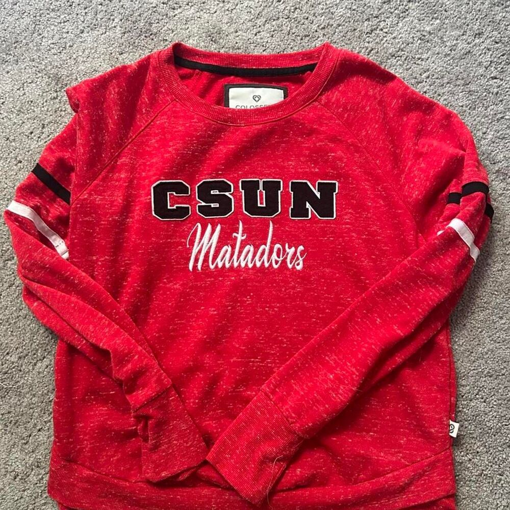 Colosseum Women's Red Sweatshirt